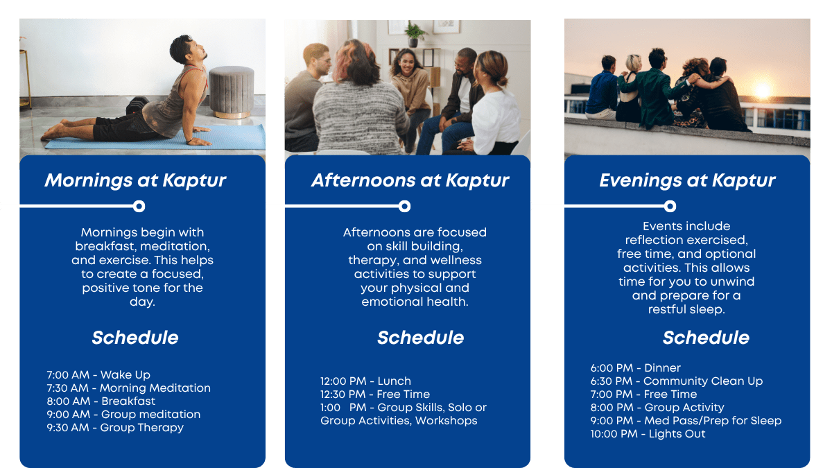 Kaptur Daily Schedule Main Image